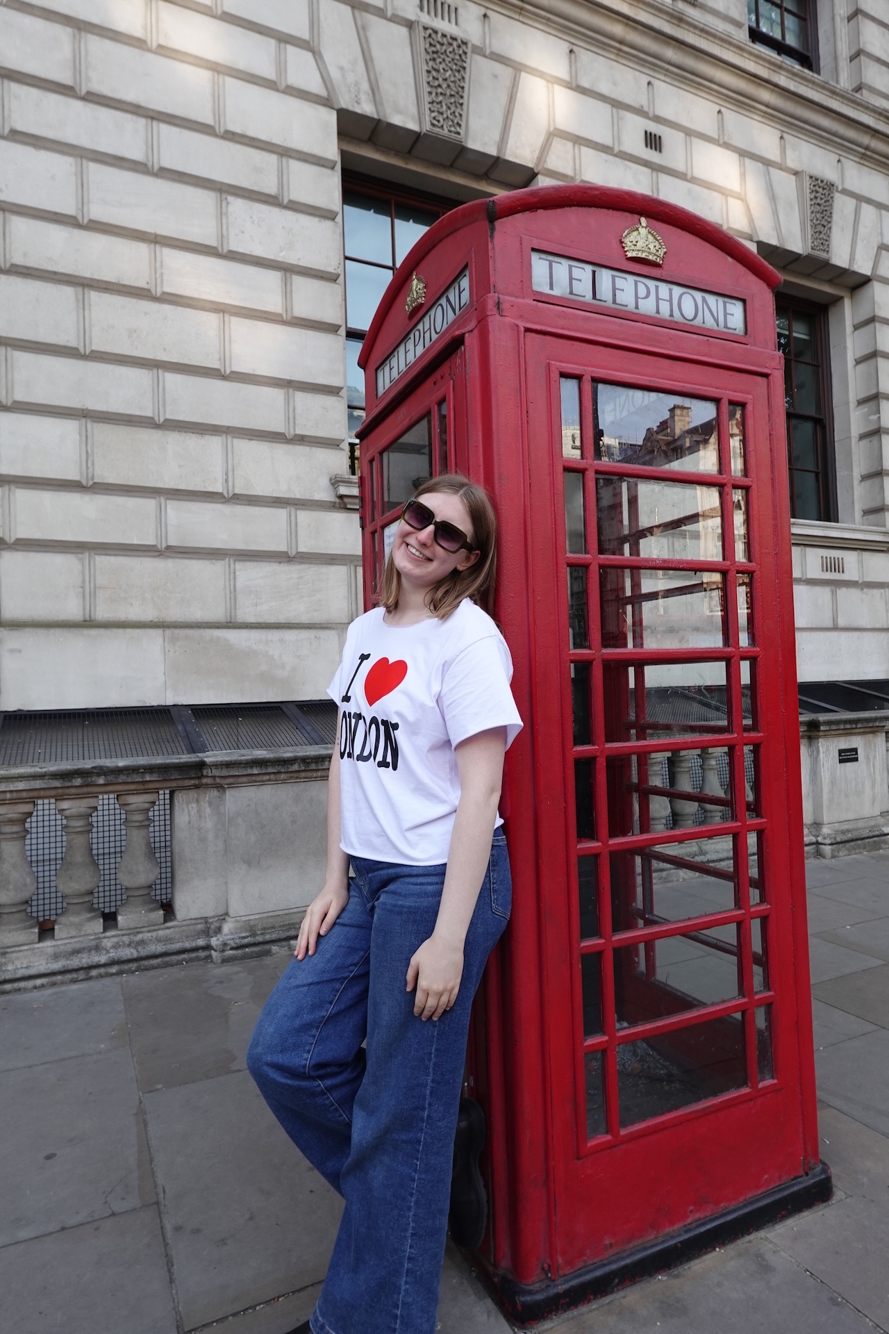 Sophie Patch in London during study abroad