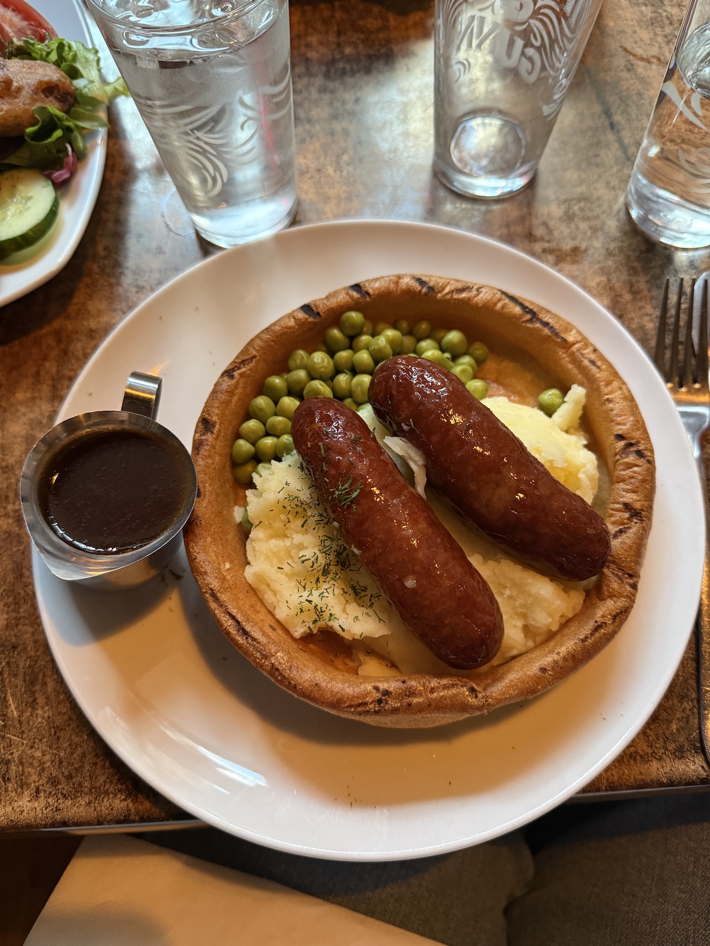 Yorkshire dinner in Scotland