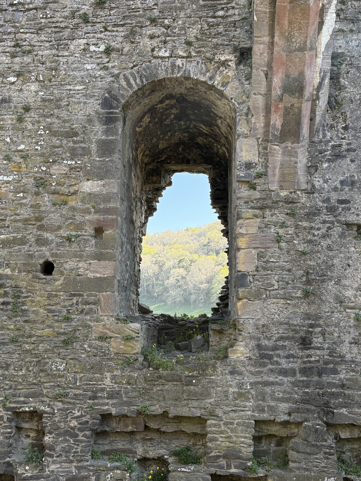 Outlook in Conwy Castle